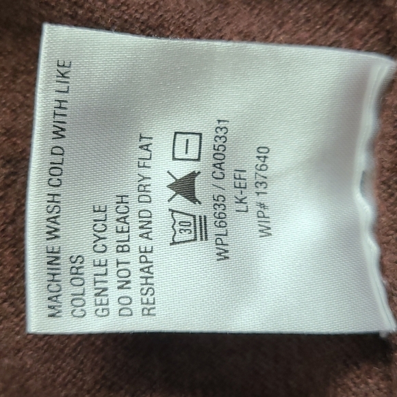 Woolrich brown quarter-Zip pullover sweater - Picture 7 of 7